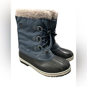Sorel Women’s Yoot Pak Nylon Waterproof Sherpa‎ Lined Winter Rubber Boots Size 6